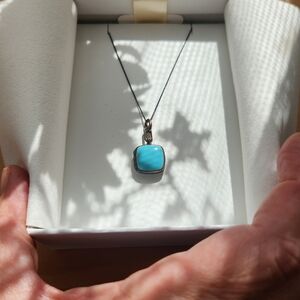 Elegant Turquoise Pendant Necklace